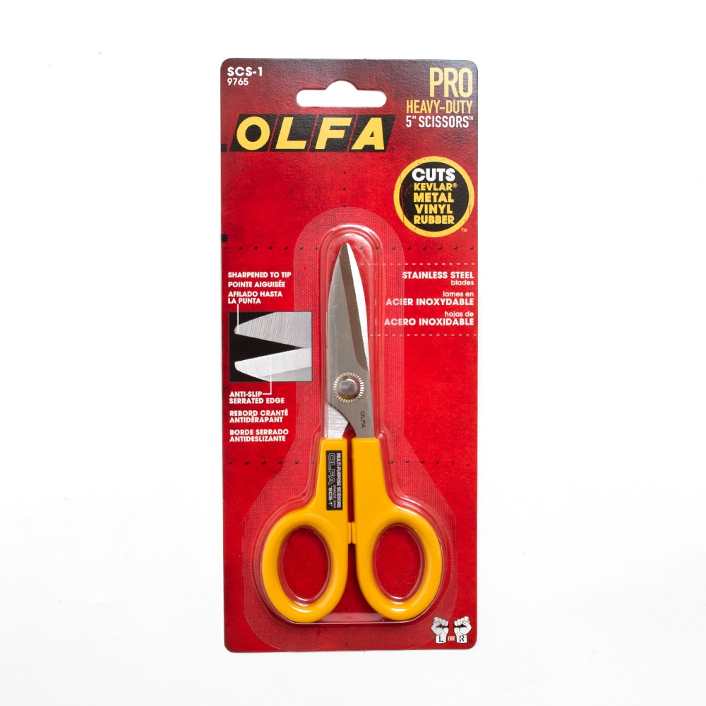 Olfa, Serrated Edge, Scissors, 5"